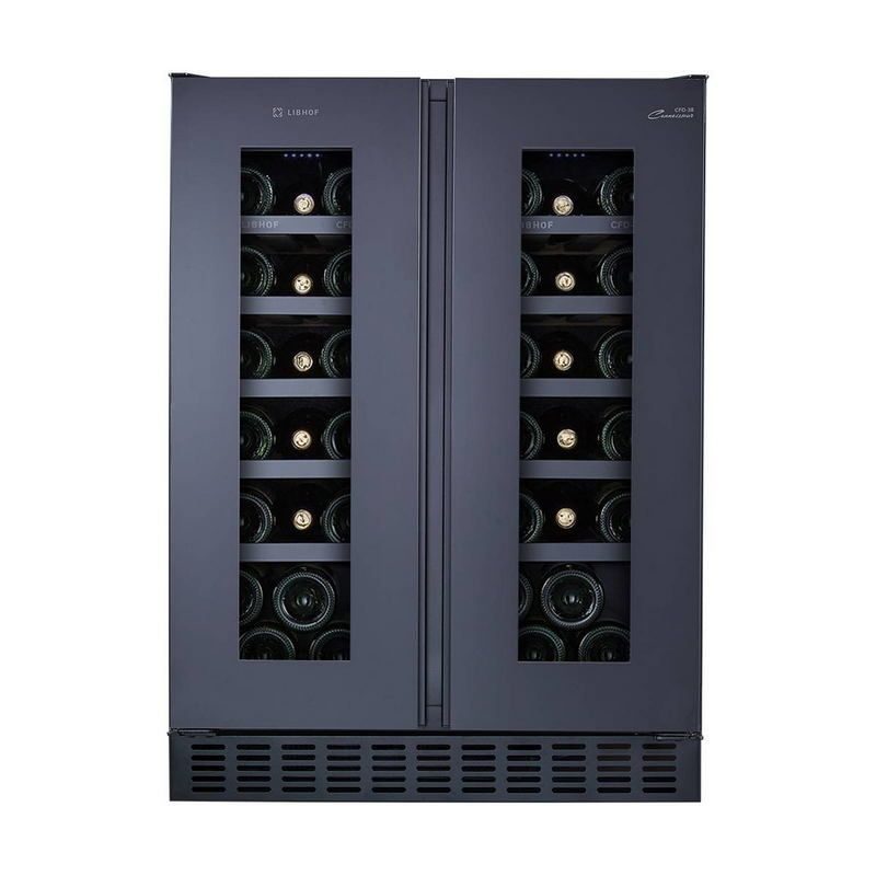 Фото Шкаф винный Libhof CFD-38 black — арт. libcfd38b 2