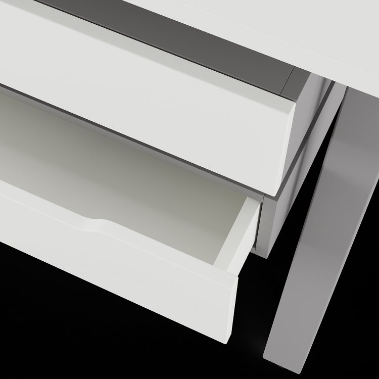 Фото Стол офисный КОБОР AB-160/70 aluminum/premium 5