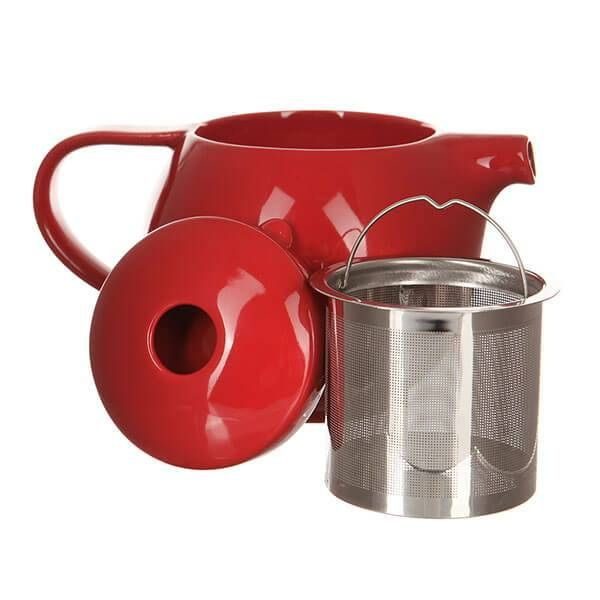 Фото Чайник Loveramics с ситечком 400ml красный артикул 2