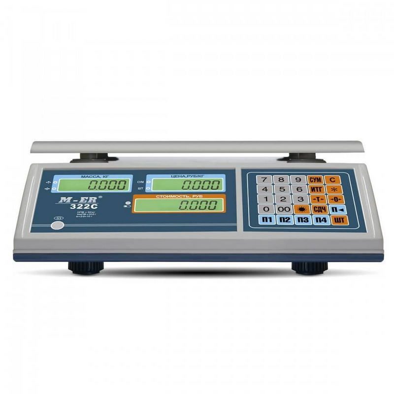 Фото Весы торговые MERTECH M-ER 322 AC-15.2 "Ibby" LCD 1