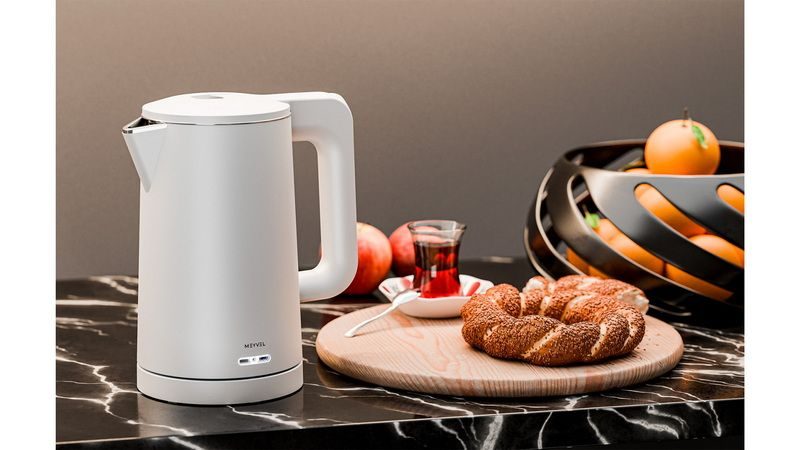 Фото Чайник электрический Meyvel MKE-03T (White) 15