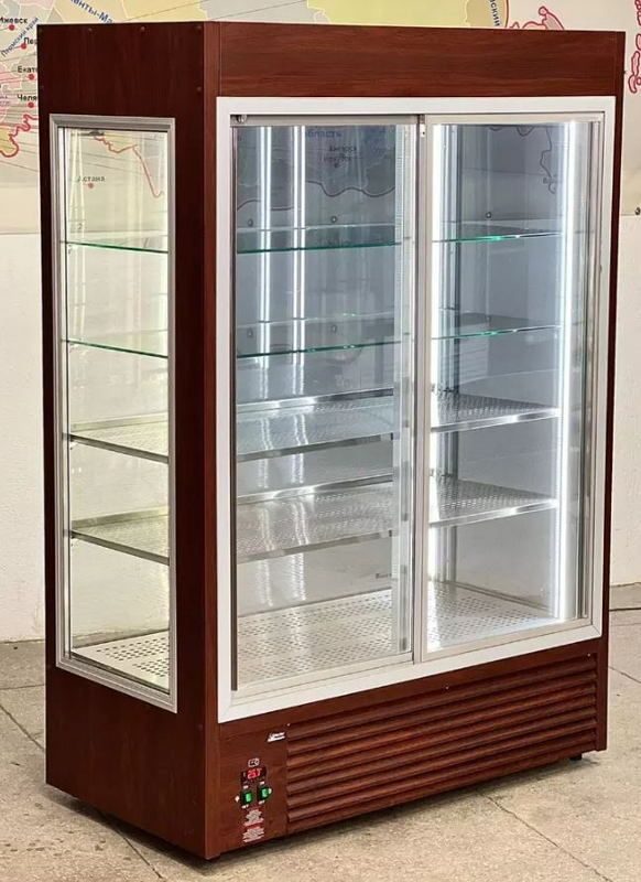 Фото Витрина кондитерская GLACIER GRAND ВВ-1000 купе трехстороннее остекление 4