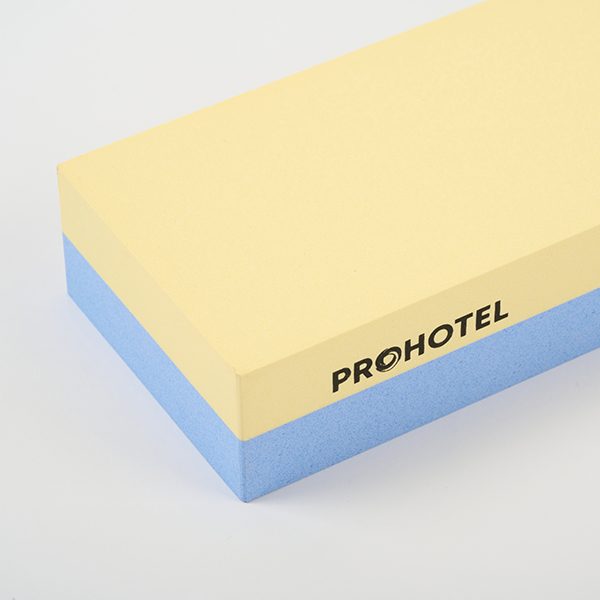 Фото Камень точильный ProHotel H1169 абразивность 240/1000, бежевый/серый артикул 4130823 4