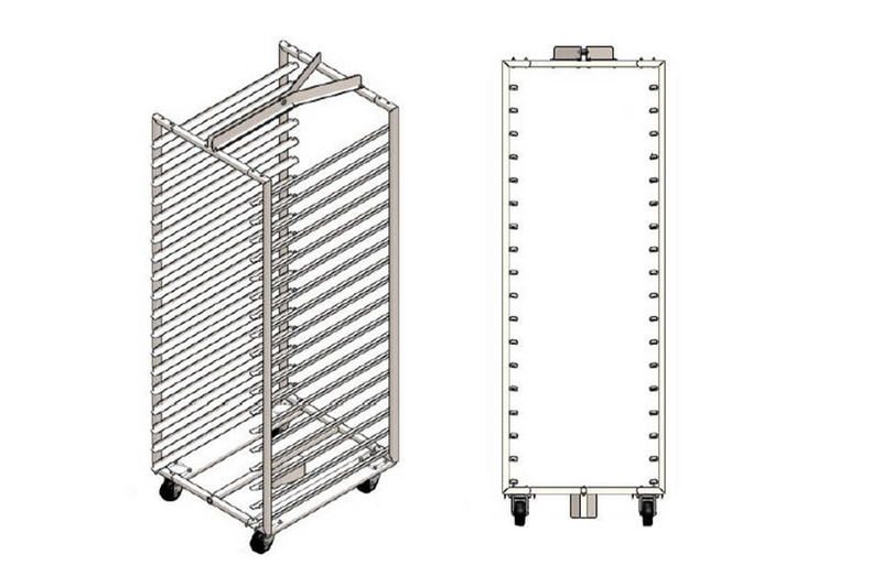 Тележка загрузочная WLBake 600х800, сист. платф.)