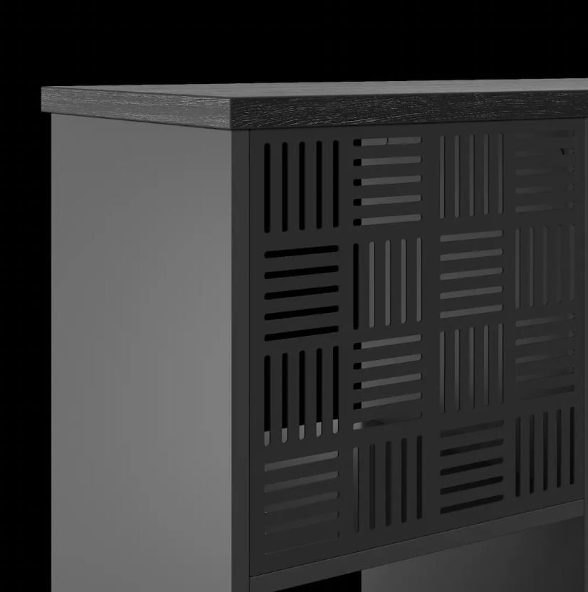 Фото Стеллажная система КОБОР SQ-4X2 black/wood 2