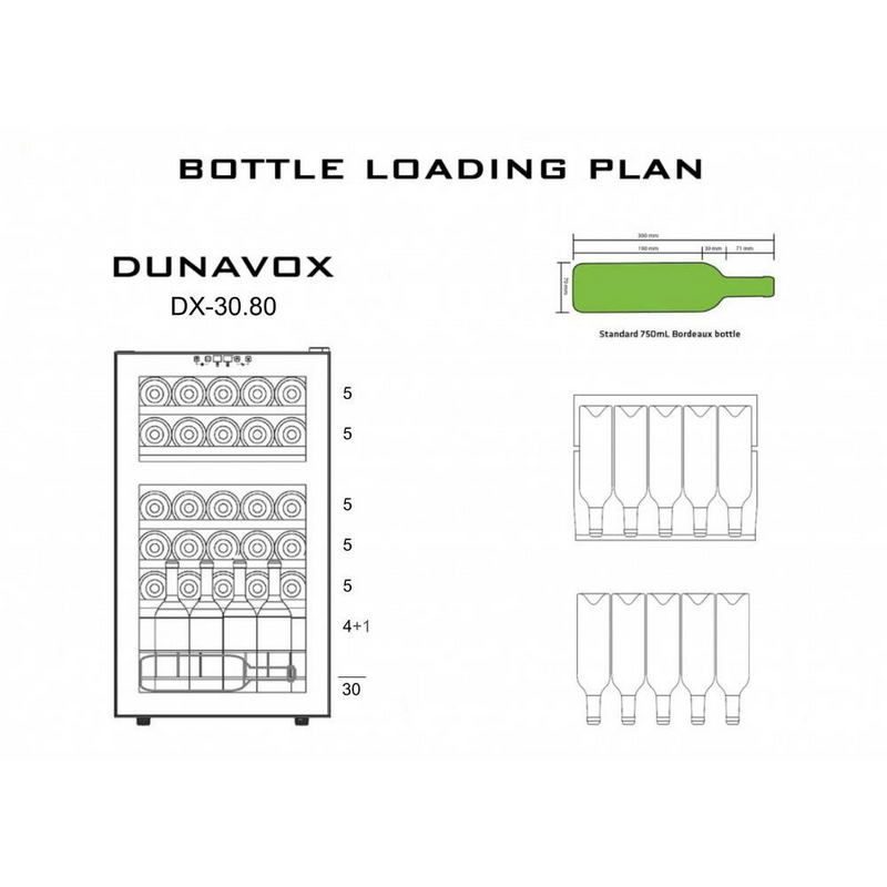 Фото Шкаф винный Dunavox DX-30.80DK 5