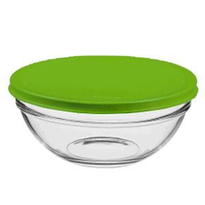 Фото Салатник PASABAHCE Chef`s 602 мл, D 140 мм, H 62 мм с крышкой — арт. 53553/b/lid 3