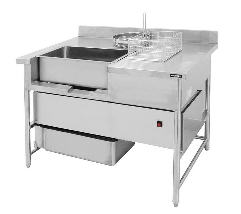 Стол для панировки Kocateq SAT с автопросеиванием