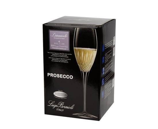 Фото Набор бокалов для шампанского Luigi Bormioli 220 мл Diamante Champagne/Prosecco — арт. LUI0045 1