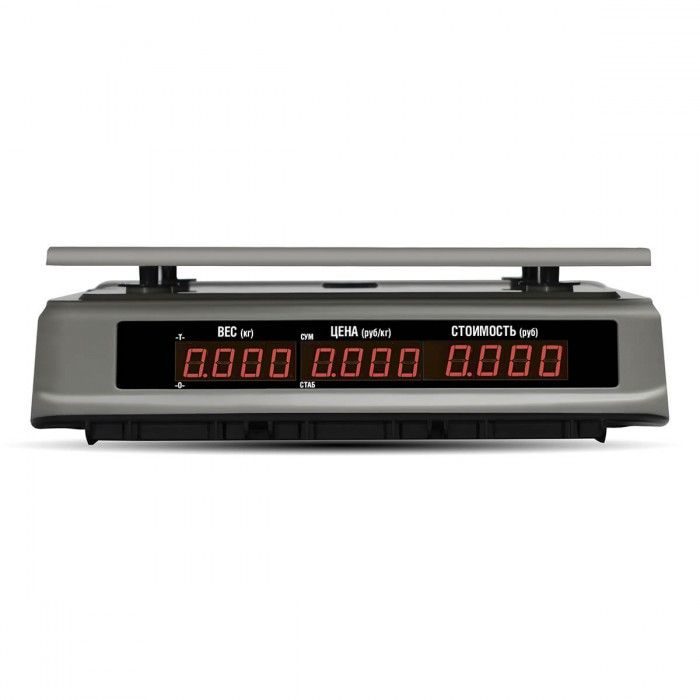 Фото Весы торговые MERTECH MERCURY M-ER 328C-15.2 LED с RS-232 и USB(COM) без АКБ 3