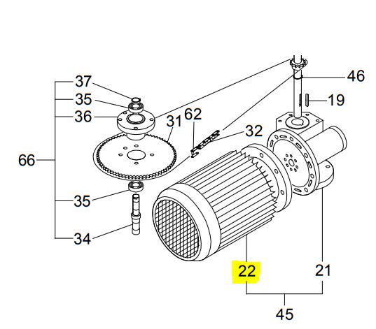 Двигатель FIMAR SL3309 12-18SN 400V/3Ph/50Hz