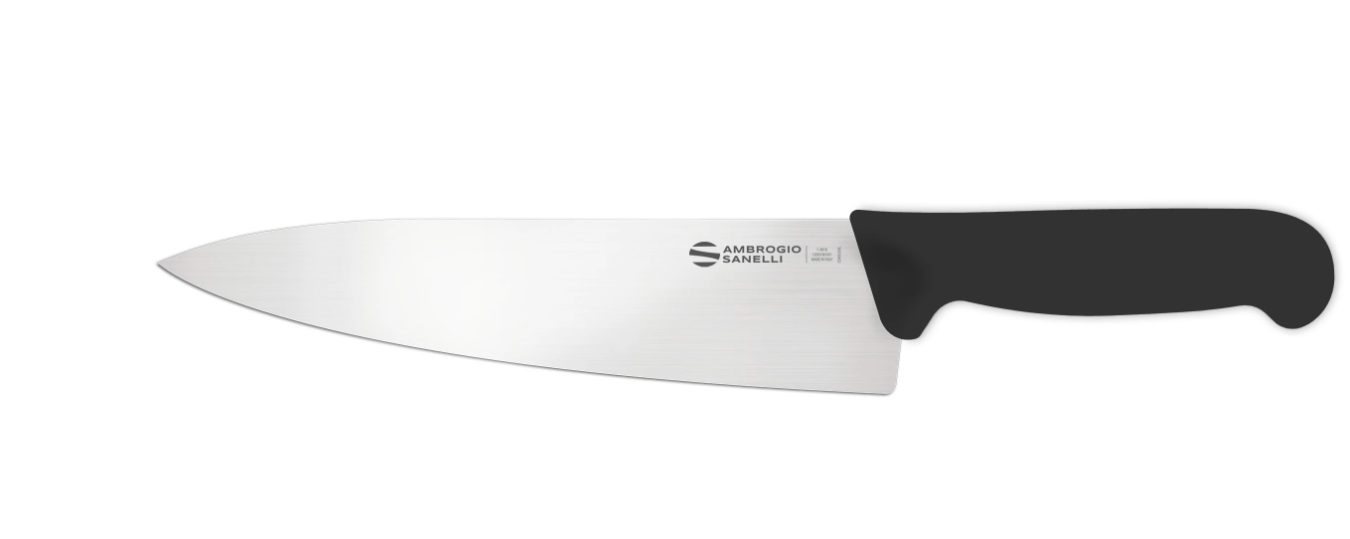Нож кухонный Sanelli Supra черный артикул SC49024B