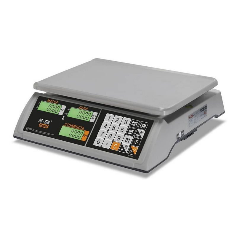 Весы MERTECH M-er 327 ac-15.2 Ceed LCD Белые