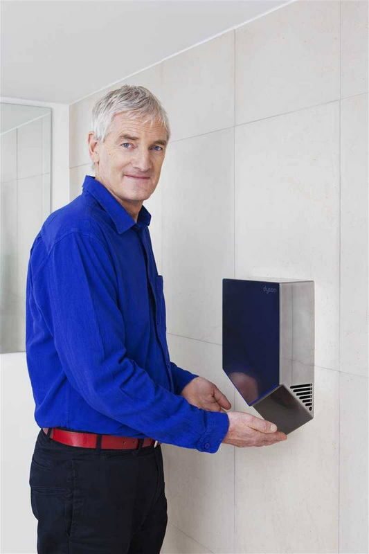 Фото Сушилка для рук автоматическая Dyson Airblade V HU02 цвет никель 8