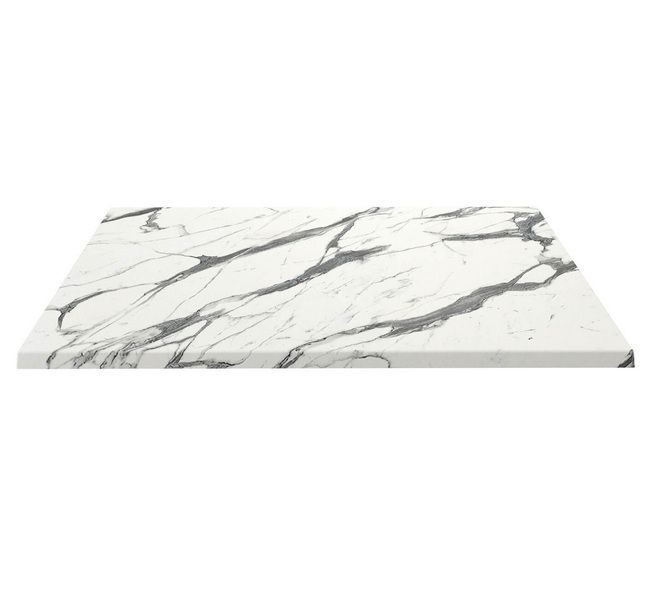 Фото Столешница Sheffilton SHT-TT46 120/80 белый мрамор 2