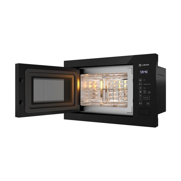 Фото Печь микроволновая встраиваемая Libhof MOS-3225 black — арт. libmos3225b 5