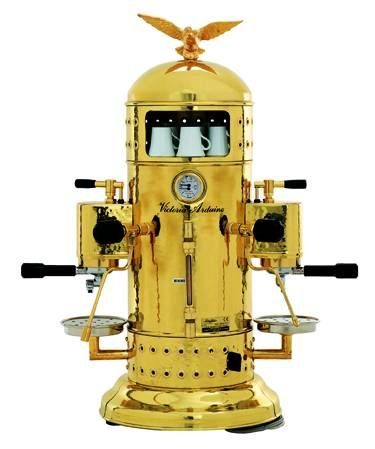 Кофемашина рожковая Victoria Venus Bar 2V Brass