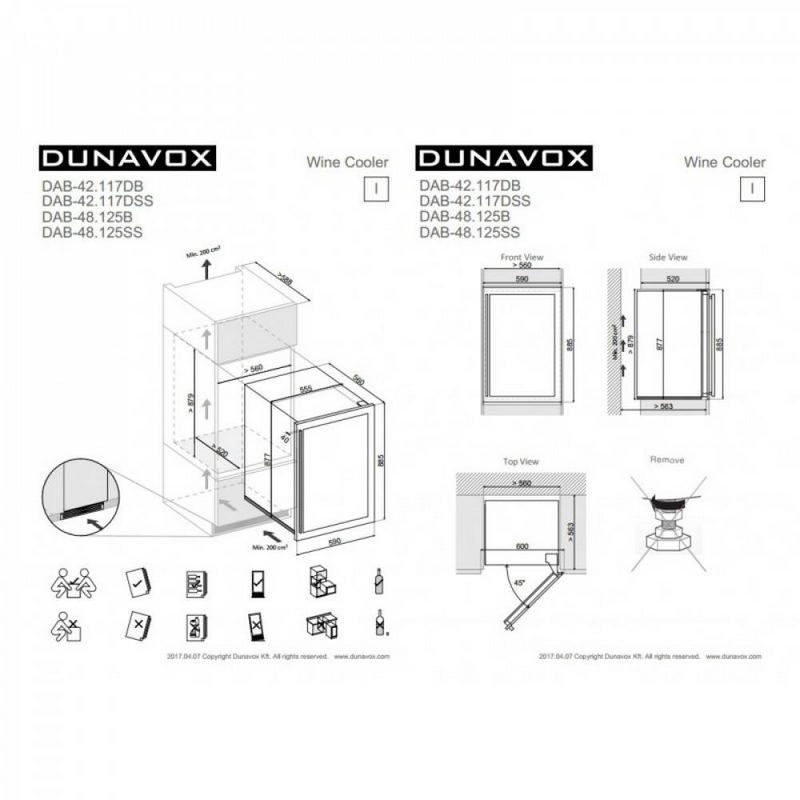 Фото Шкаф винный Dunavox DAB-42.117DB 7