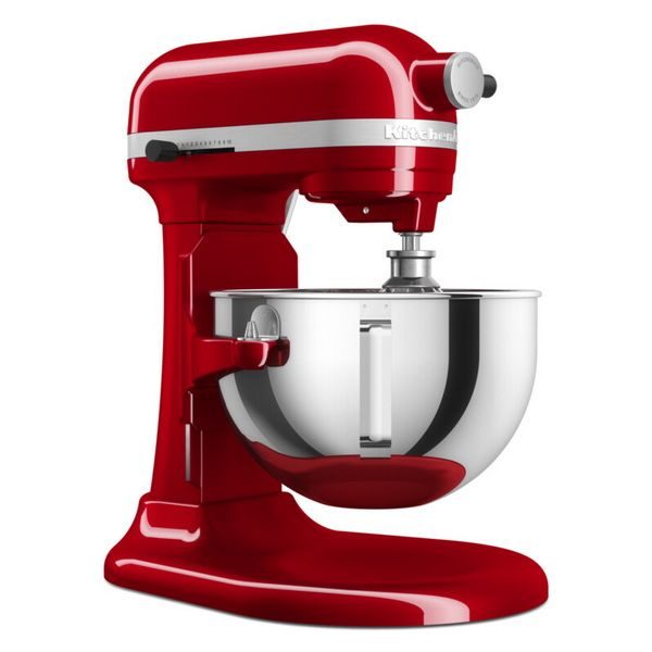 Фото Миксер планетарный настольный KitchenAid 5KSM55SXXEER красный 1