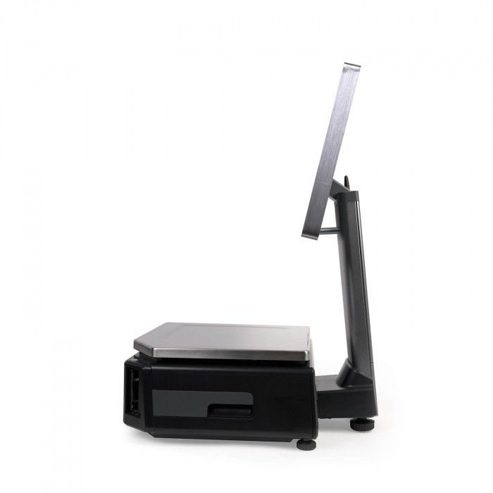 Фото Весы торговые с печатью этикеток MERTECH M-ER 727PM-32,5 (VISION-AI, 15", USB, Ethernet, Wi-Fi) 2