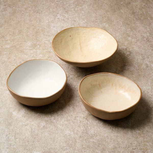 Фото Салатник Kunstwerk Grasp 870 мл, D 220 мм, H 76 мм, белый — арт. 20730/white 4