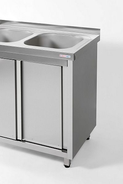 Фото Стол-тумба с ванной моечной RESTOINOX — арт. СПЗК2М-12/6-Б 3