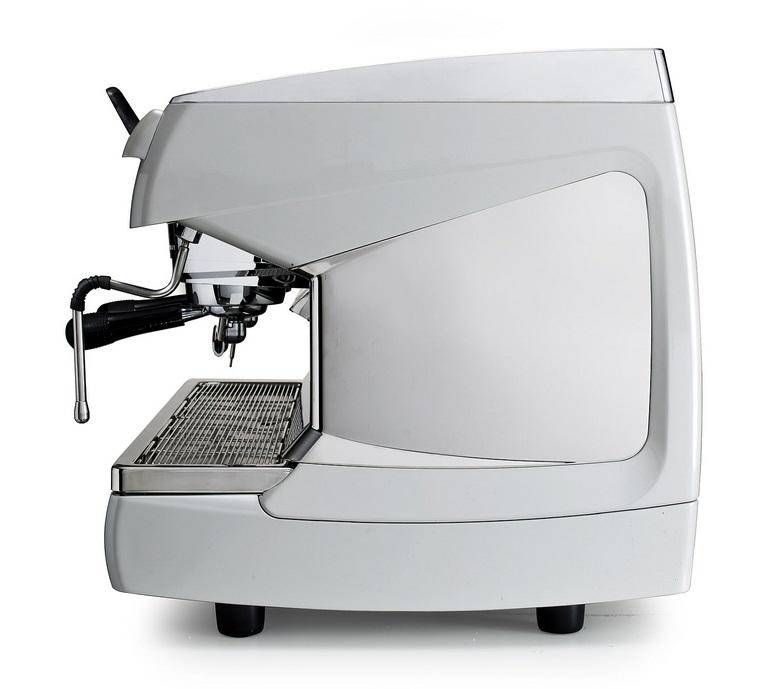 Фото Кофемашина рожковая Nuova Simonelli Aurelia II 2GR V высокая группа/белый жемчуг/LED подсветка 1