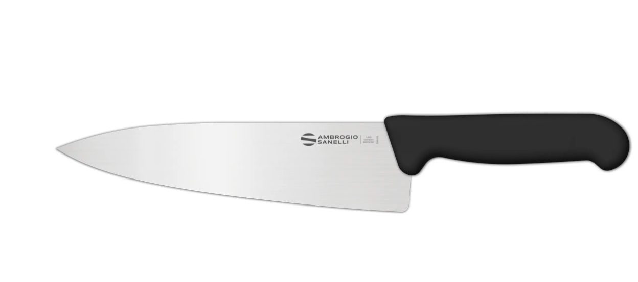 Нож кухонный Sanelli Supra черный артикул SC49018B