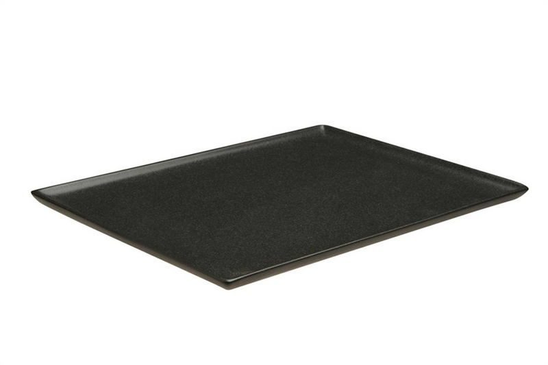 Фото Блюдо прямоугольное Porland Seasons Black 35х26 см 358835 — арт. 358835 черный 1