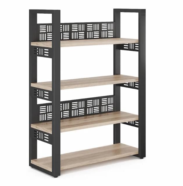 Стеллаж открытый КОБОР SO4-60/36 black/natural
