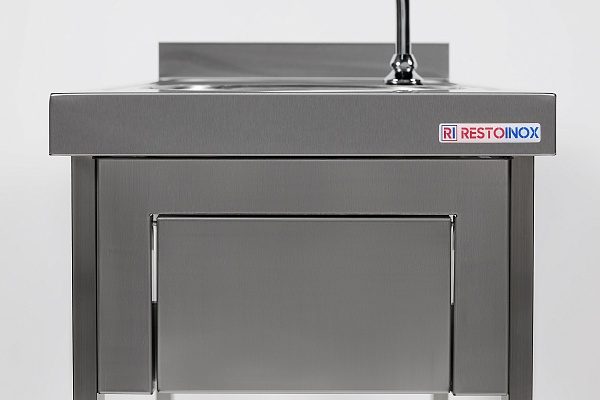 Фото Рукомойник металлический RESTOINOX напольный — арт. РНОКХГ-40/70-Б 7