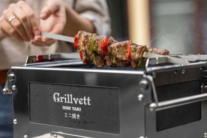 Фото Гриль угольный GRILLVETT Mini Yaki 3