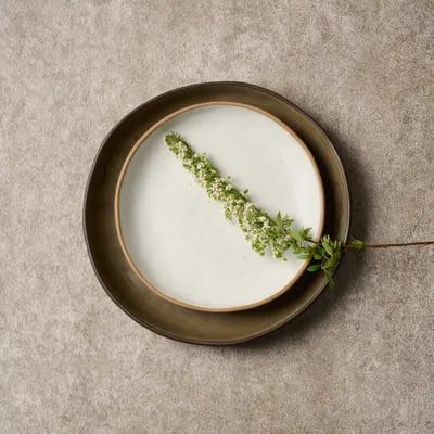 Фото Тарелка Kunstwerk Grasp D 170 мм, H 30 мм, белая — арт. 20722/white 3