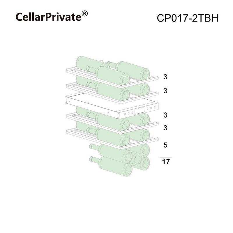 Фото Шкаф винный Cellar Private — арт. CP017-2TBH 11