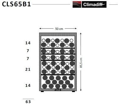 Фото Шкаф винный Climadiff — арт. CLS65B1 6