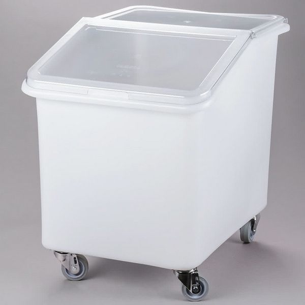 Фото Контейнер для сыпучих продуктов Cambro передвижной белый — арт. IBS37 148 2