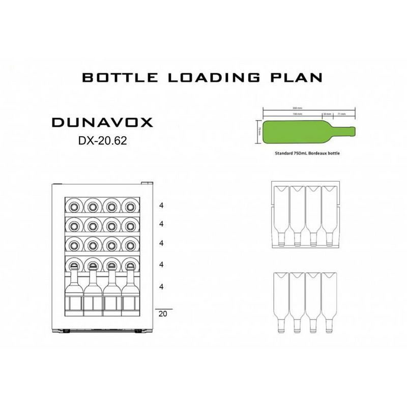 Фото Шкаф винный Dunavox DX-20.62KF 3