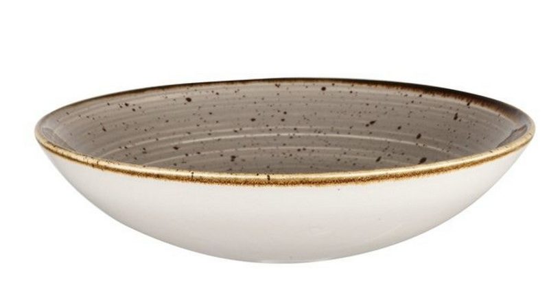 Фото Тарелка CHURCHILL Stonecast Peppercorn Grey 1130 мл, D 248 мм — арт. SPGSEVB91 1