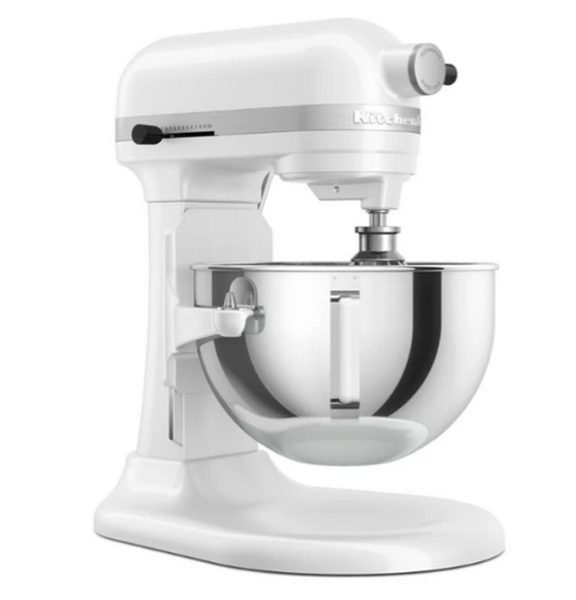 Фото Миксер планетарный настольный KitchenAid 5KSM55SXXEWH белый 2