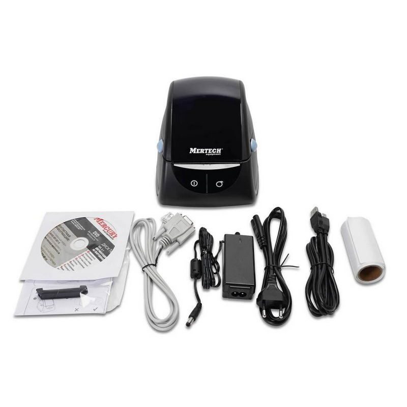 Фото Термопринтер этикеток MERTECH LP80 EVA (RS232, USB) black 6