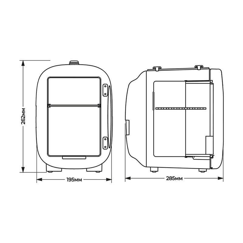 Фото Холодильник для косметических средств Meyvel MB-04HC1W 12