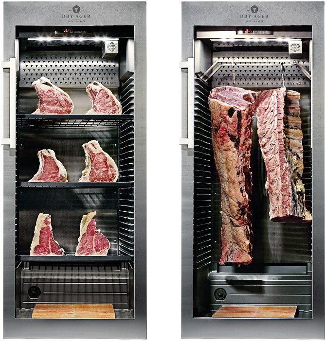 Фото Шкаф для вызревания мяса Dry Ager DX 1000 Premium S, подсветка — арт. DX1050PS 2