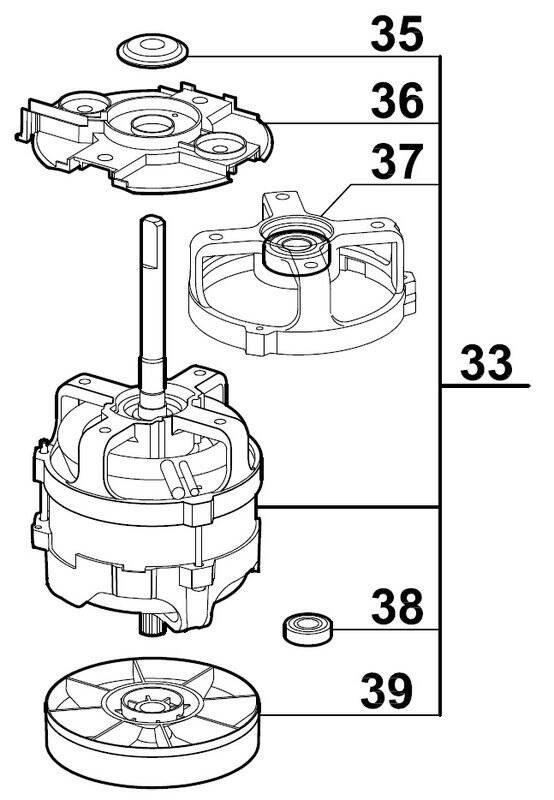 Мотор Robot-coupe 39631 для куттера Robot Cook