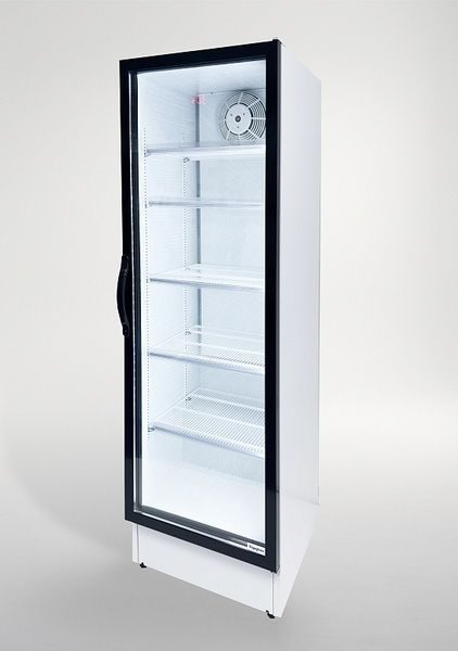 Фото Шкаф холодильный Frigoglass Plus 500 (R290) бел.корпус, бел.кабинет дв., 1Led, 5полок, 5цд 3