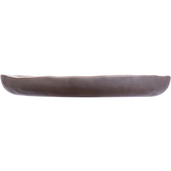 Фото Тарелка Kunstwerk Grasp D 260 мм, H 32 мм, коричневая — арт. 20724/brown 2