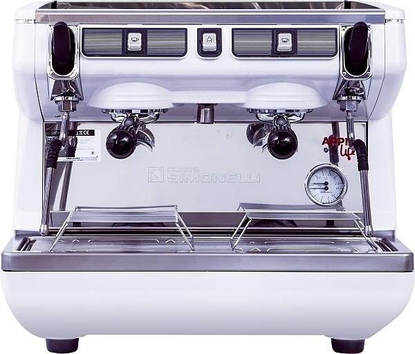 Фото Кофемашина рожковая полуавтоматическая Nuova Simonelli Appia Life группа, экономайзер, белый 1