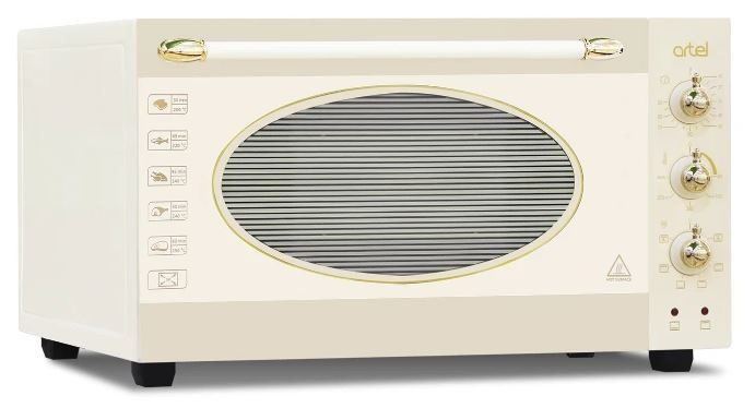 Фото Мини-печь ARTEL ART-Retro LUX бежевый UNOX — арт. MD-4218 2
