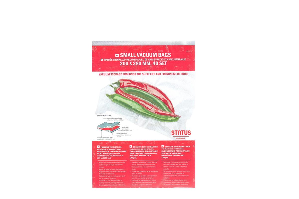 Пакеты для вакуумирования STATUS VB 20х28-40