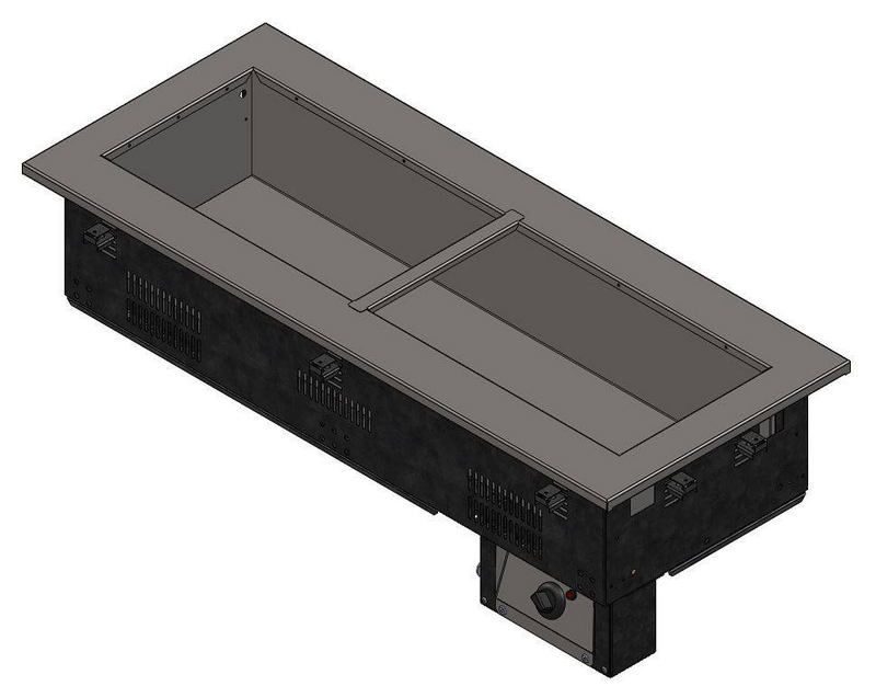 Мармит для вторых блюд компакт 1200x500x395мм