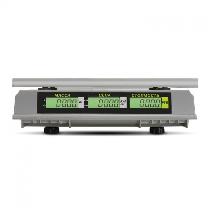 Фото Весы торговые MERTECH MERCURY M-ER 326C-15.2 LCD без АКБ (по 6 в коробке) 4